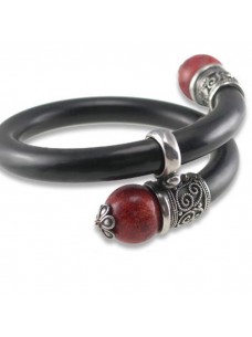 Maroon Coral Precious Stone Le Cock Ring IV