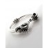 Capricorn Torc Silver Bracelet