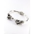 Capricorn Torc Silver Bracelet