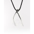 Silver Wishbone Necklace