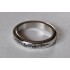 Polished Stainless Steel Cock Ring Inlaid Tribal Design 