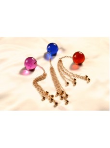 Multi Chain Crystal Anal Ball Jewelry