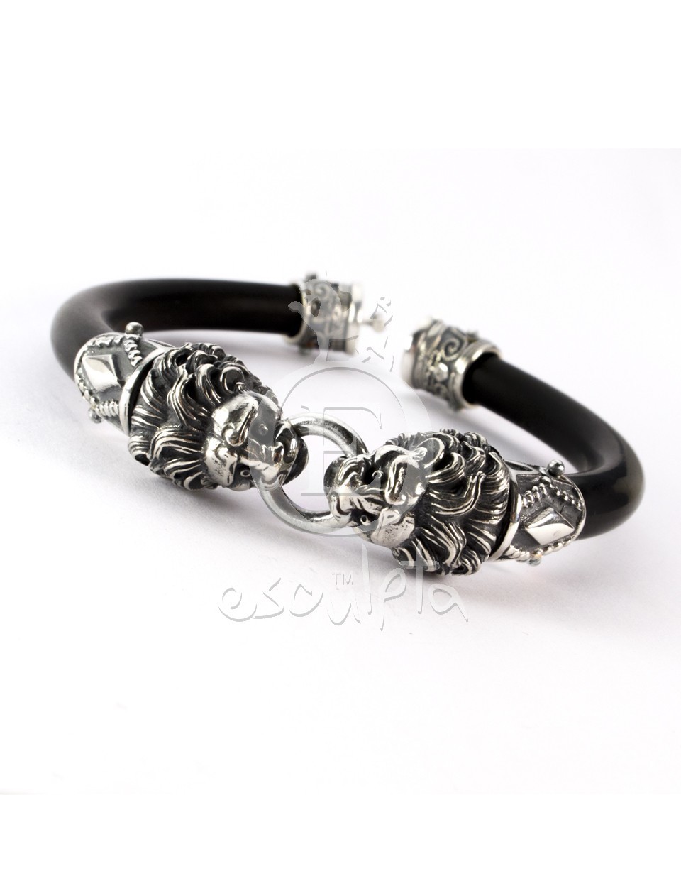 Lions Head Rubber Bracelet