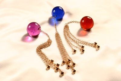 Multi Chain Crystal Anal Ball Jewelry