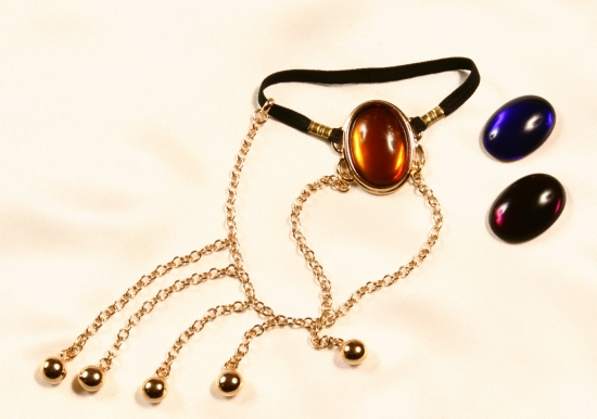 Gemstone Penis Jewelry With Dangling Chains